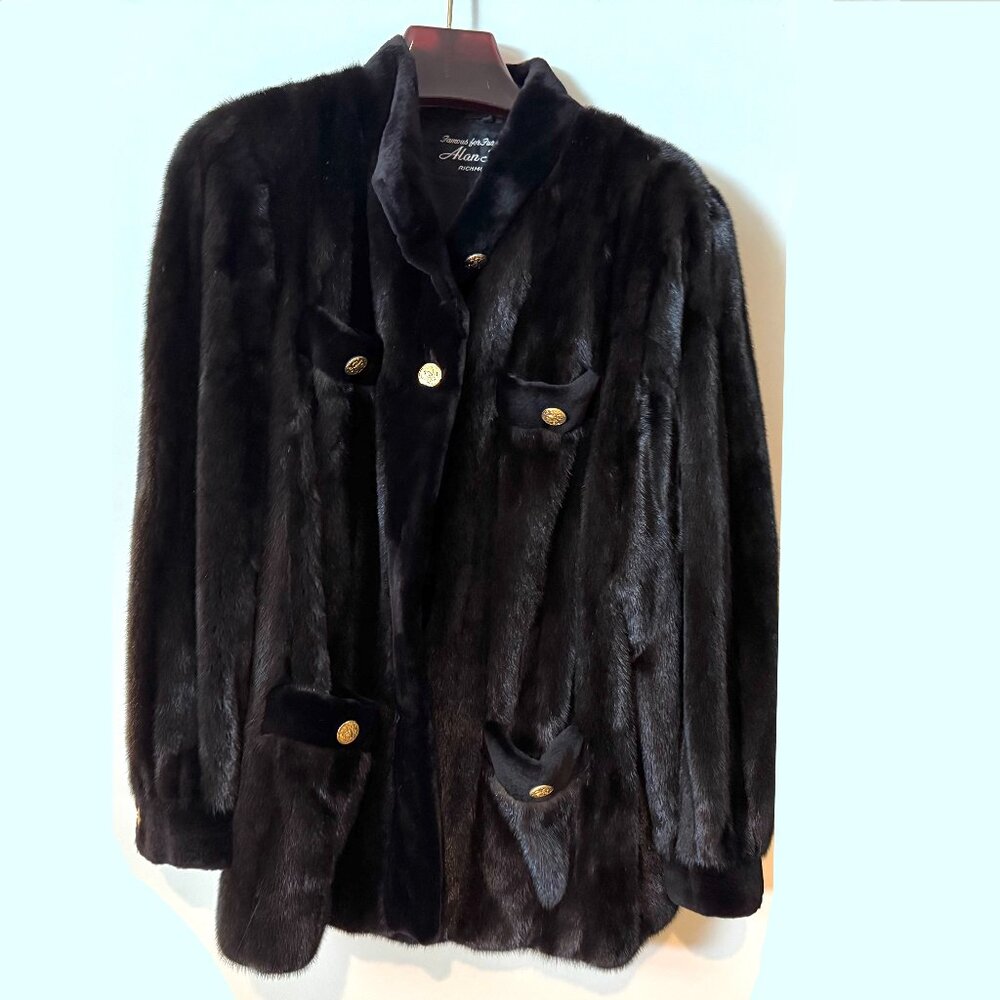 Ranch Let Out Mink With Sheared Mink Trim Chanel … - image 1